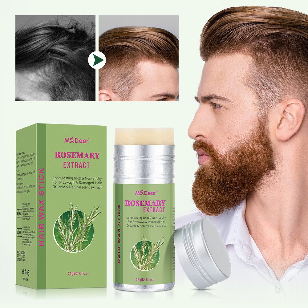 75ml Smooth Hair Finishing Cream Gel Wax Pomade Stick for Styling  