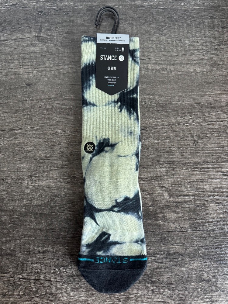 Stance Casual Combed Cotton Blend Crew Socks Tie Dye Sz MEDIUM LARGE Pick Size