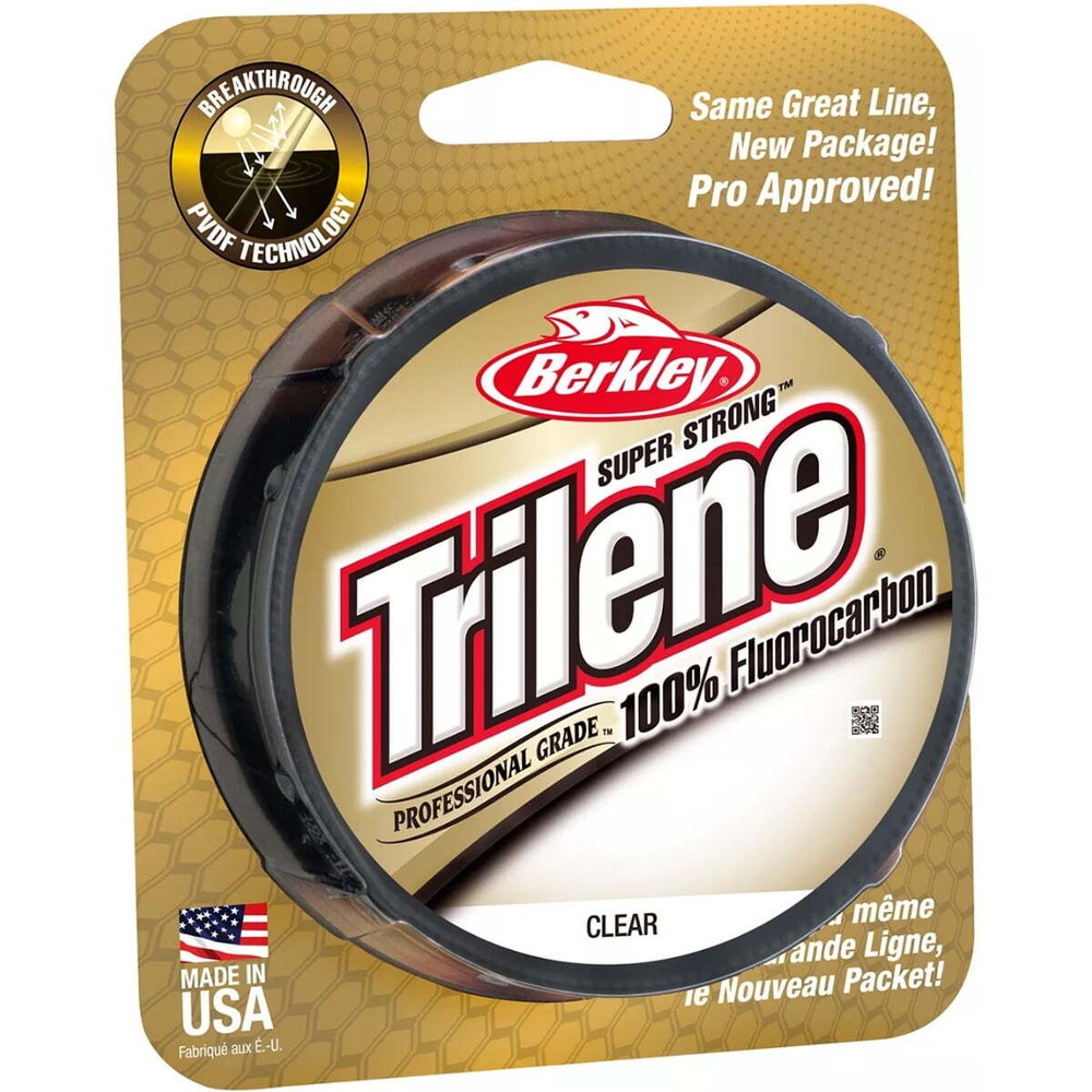Berkley Trilene 100% Fluorocarbon Fishing Line Clear 20 lb Test 200 Yards