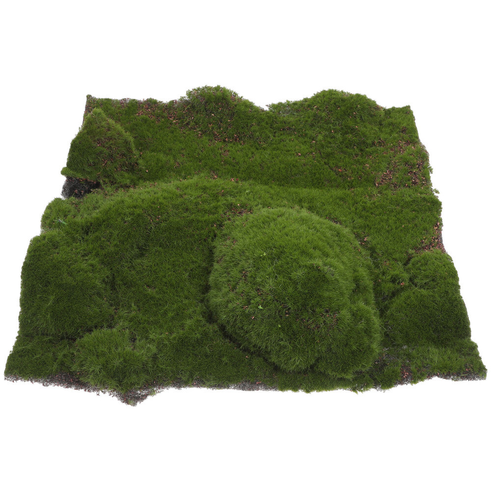 Fake Grass Rug Artificial Moss Mat Simulated Turf Green Decor Faux Lawn