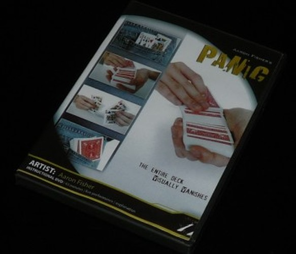 Aaron Fisher - Panic (Gimmick and DVD) - Card Magic Trick,Mentalism Magic Props