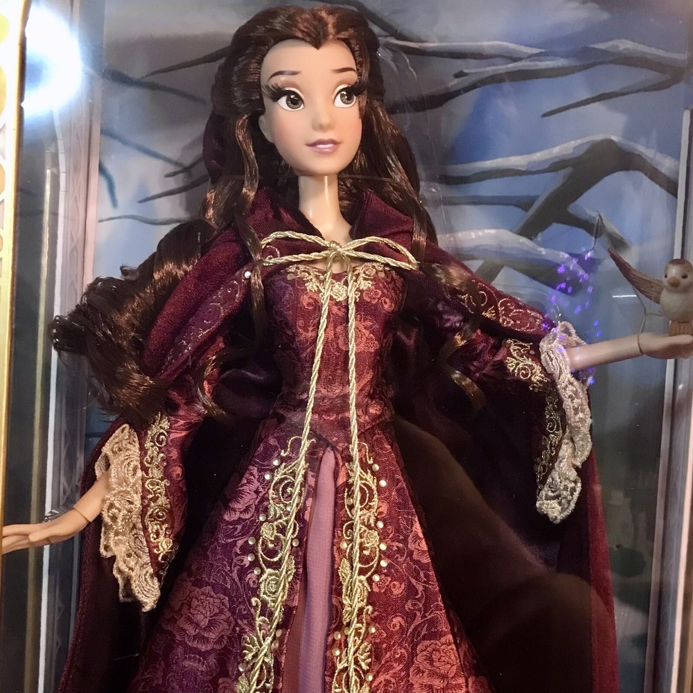 Disney 17” Limited Edition Doll Belle Winter Beauty & The Beast Designer Barbie