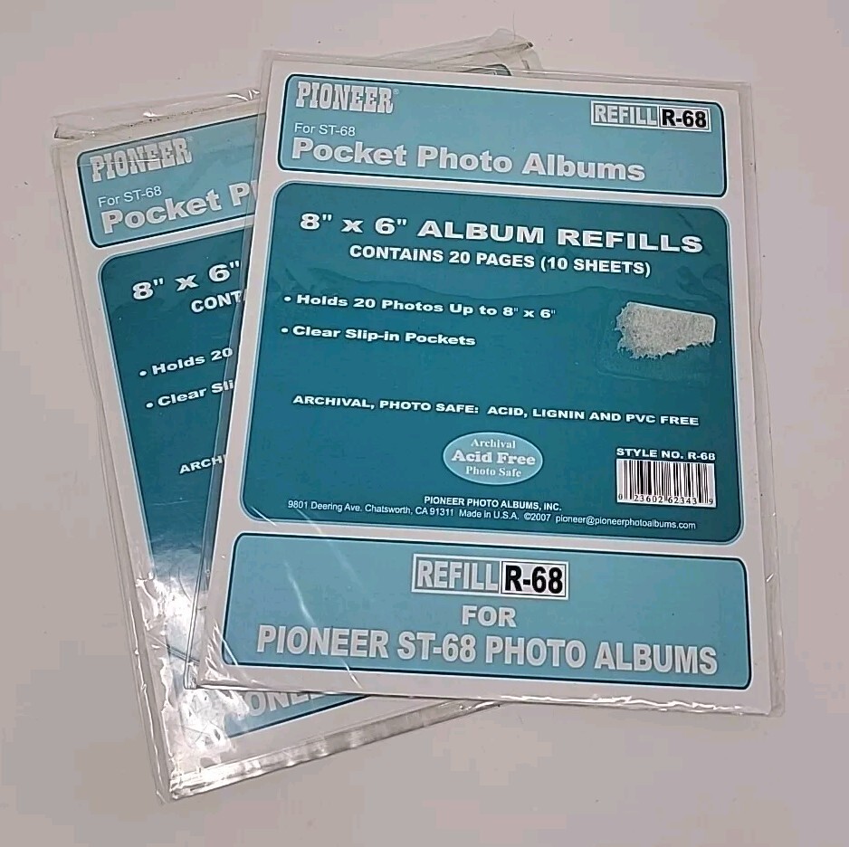 Pioneer Pocket Photo Album Refills 8