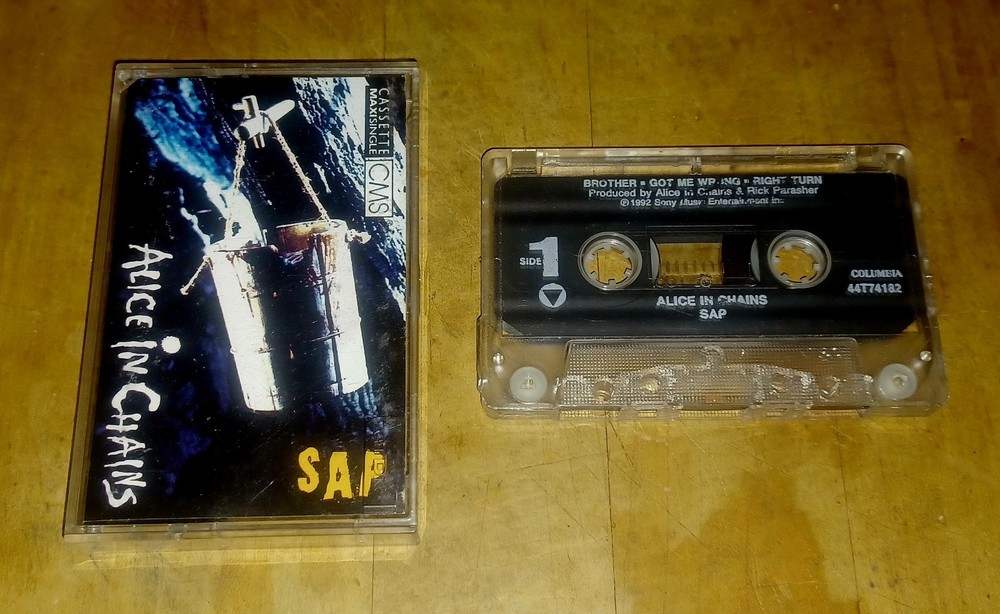 ALICE IN CHAINS SAP VINTAGE CASSETTE TAPE METAL GRUNGE STALEY CANTRELL (1992) 🔥