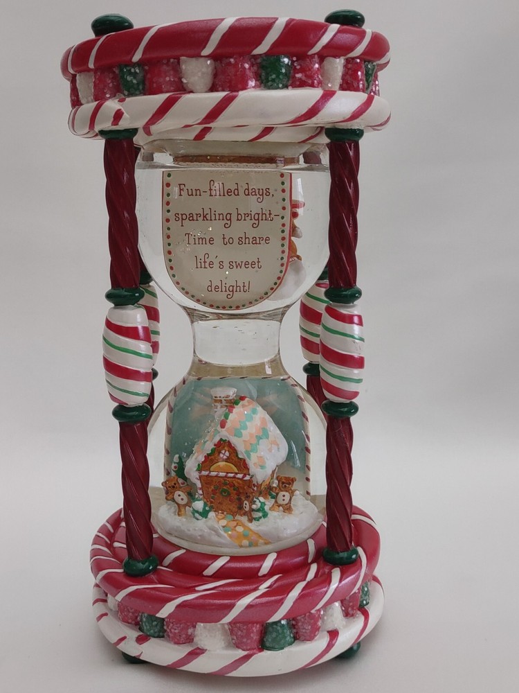 Hallmark Keepsake 2005 Sweet Delight Seasons Hourglass Snow Globe