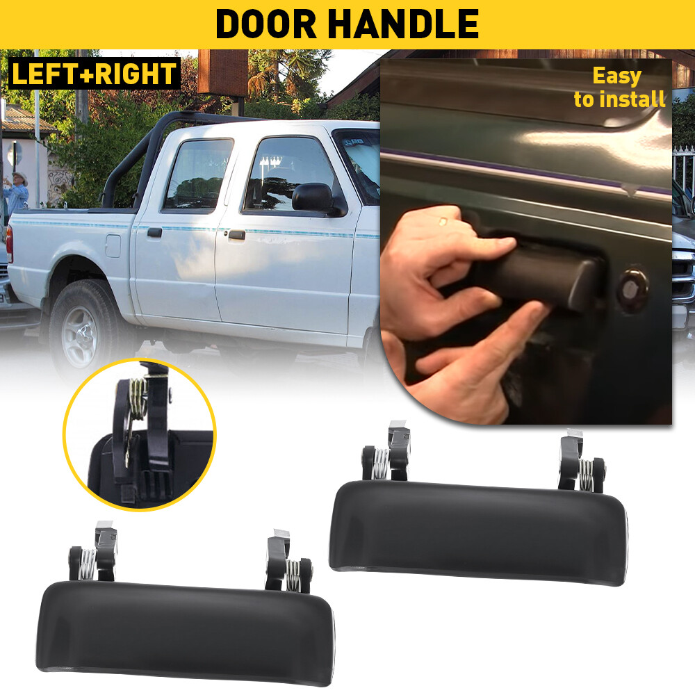 New Black Door Handle Set Front Driver & Passenger Side for Ford Ranger RH LH