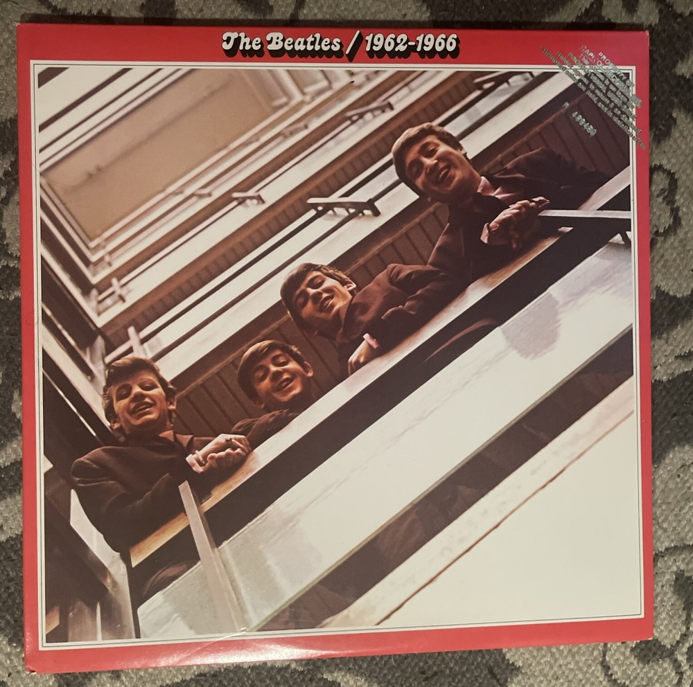 The Beatles 1962-1965 Capitol Gold Promo Vinyl VG+
