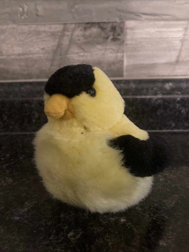 Wild Republic Plush Bird Set of 3 - Toucan Eagle Goldfinch Stuffed Animals