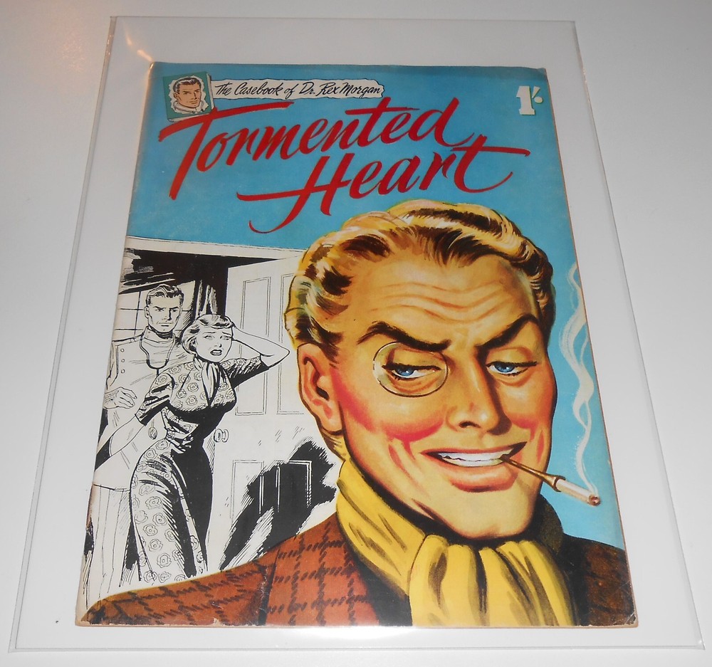 THE CASEBOOK OF DR. REX MORGAN no.1 Frew Phantom 1950 super-rare Golden-age