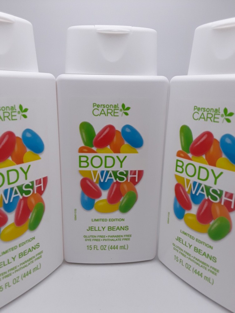 🔥 Lot of 3  Personal Care Body Wash Limited Edition JELLY BEANS 15 Fl oz Each