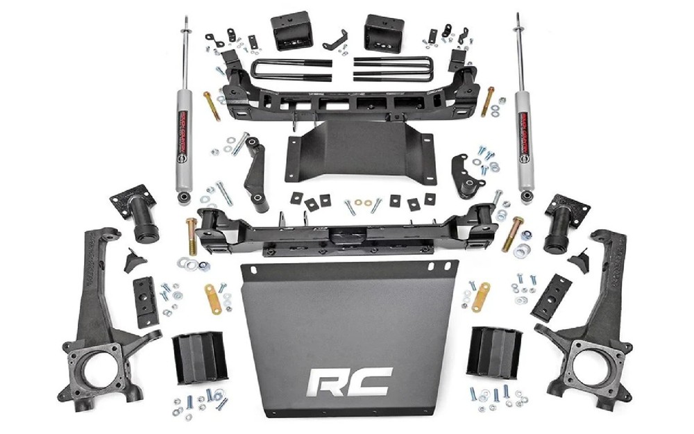 Rough Country Front Rear 6-Inch N3 Series Suspension Lift Kits for Toyota Tacoma
