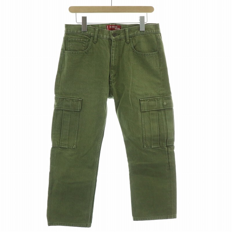 Junya Watanabe Man Comme Des Garcons Levis Cargo Pants Denim Jeans Zip Fly