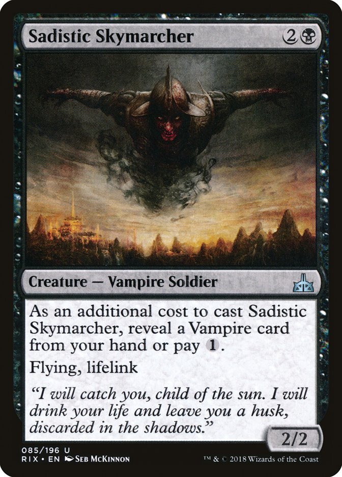 Sadistic Skymarcher [Rivals of Ixalan] Magic MTG