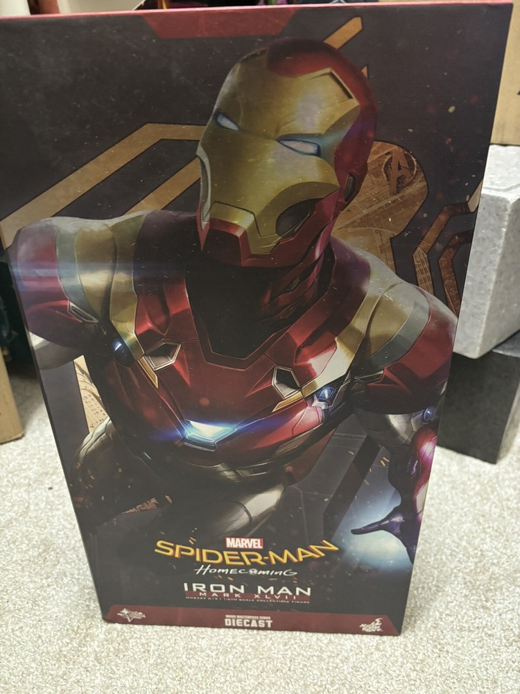 Hot Toys Diecast Spiderman Homecoming Iron Man Mark XLVII 47 Mms427d19 ES Aq7284