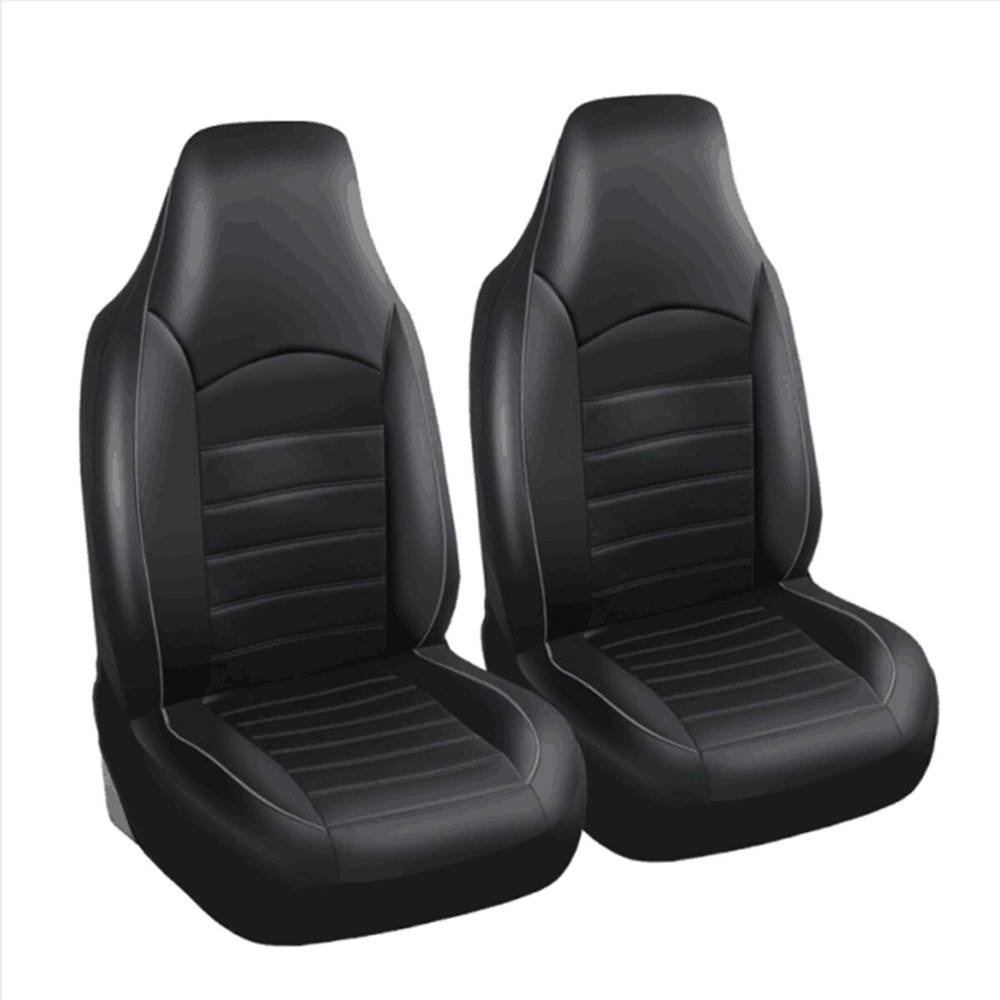 PU Leather Car Seat Covers 2 Front Seats Cover Rear Full Set Pads for Chevrolet