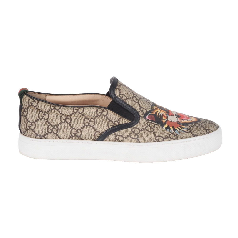 GUCCI Dublin Angry Cat Limited Slip On Shoes Designer 473755 EU 40 OP: €650