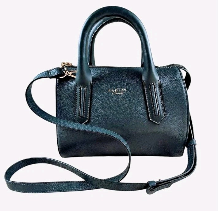 Radley London Badger's Walk 2.0 Green Leather Crossbody Handbag