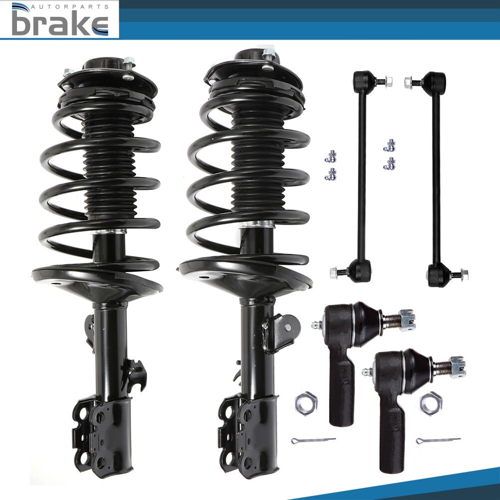 1998-2003 Toyota Sienna Front Struts Tie Rod Sway Bars 7-Passenger Quick Install