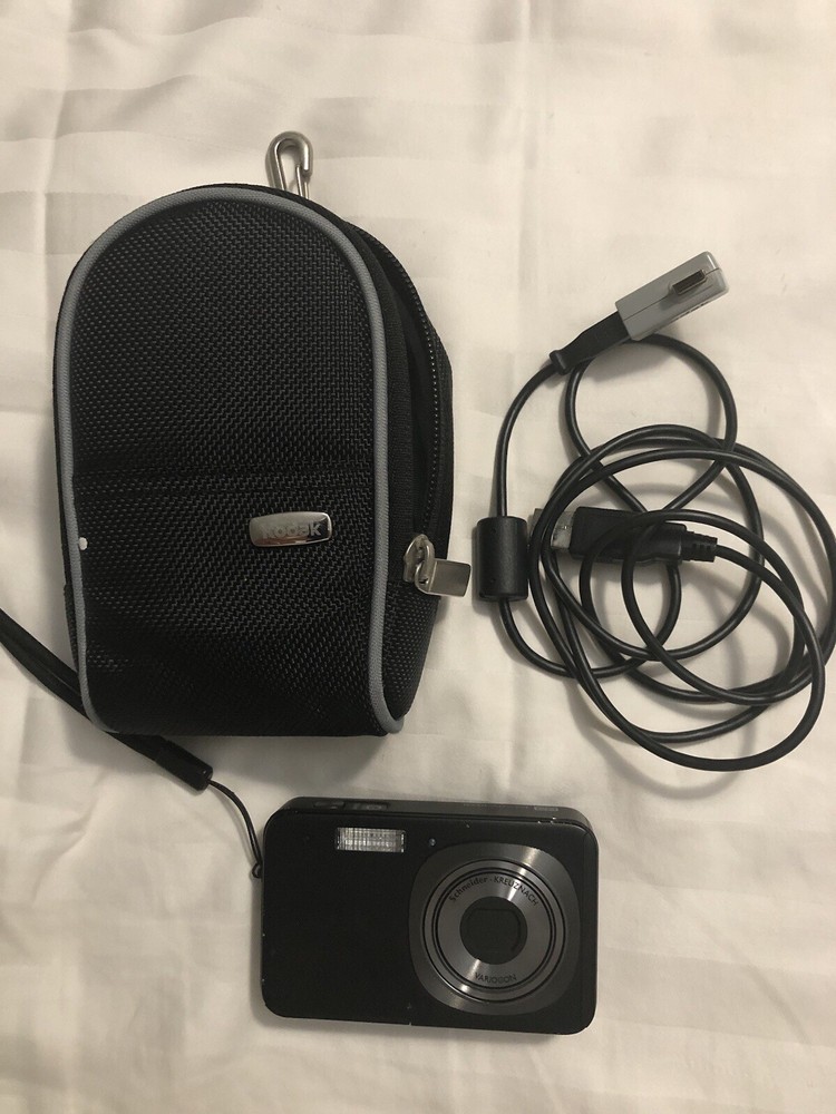 Kodak EasyShare V1073 10.0MP Digital Camera - Black With Charging Cord And Case!