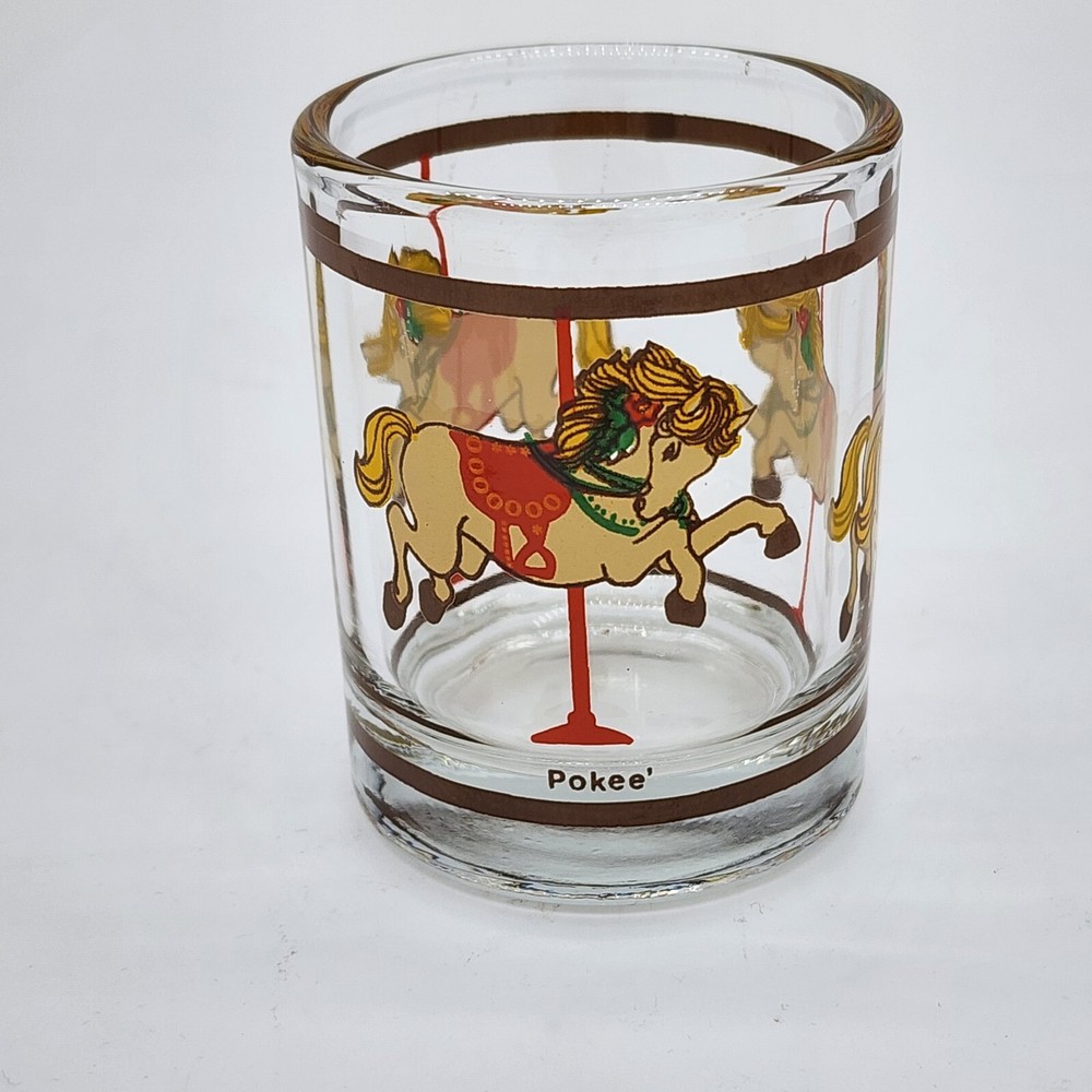 Vintage Pokee Carousel Horse Votive Candle Holder