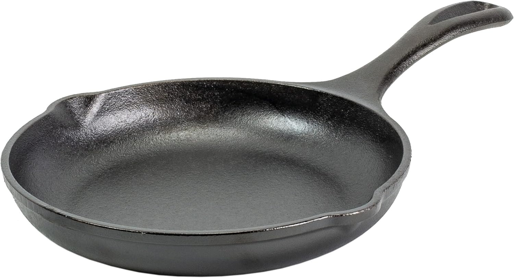 8-Inch Pre-Seasoned Cast Iron Skillet by Chef Collection