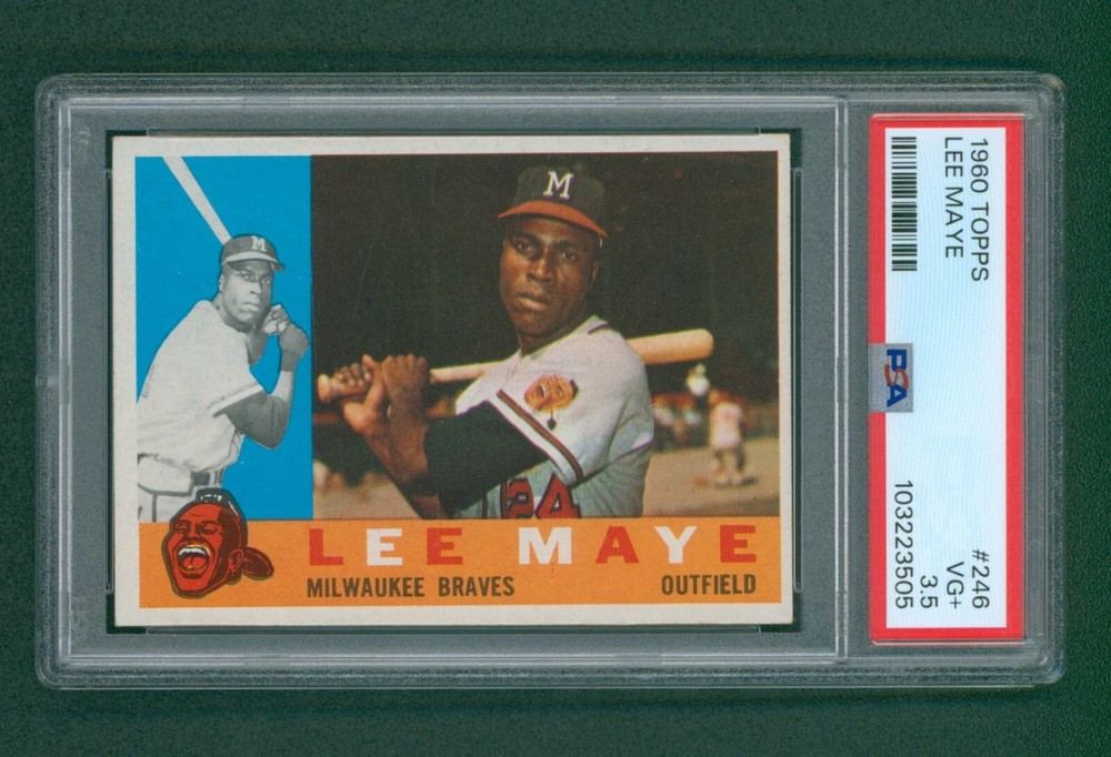 1960 Topps Lee Maye #246 Rookie Card MLB Vintage Baseball