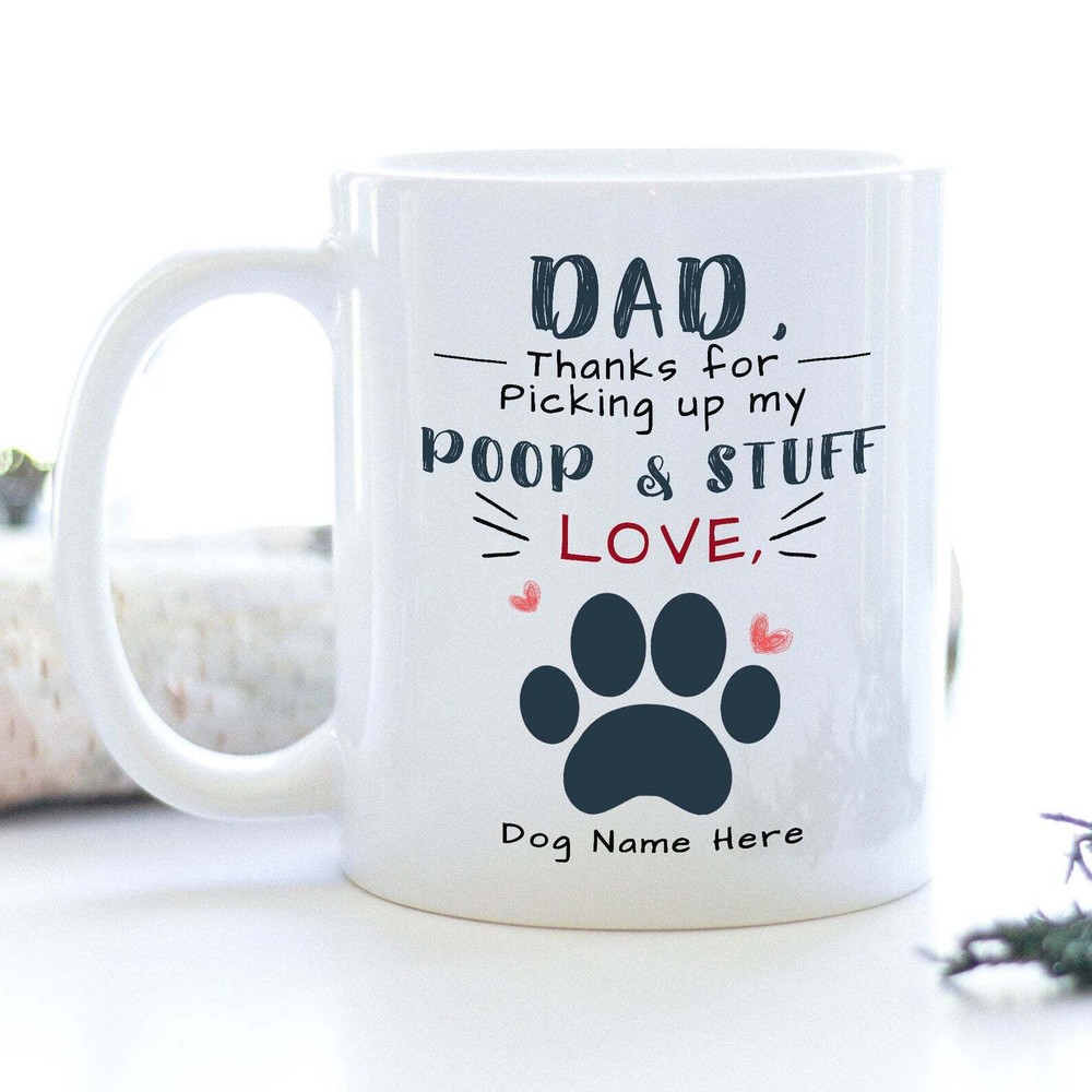 Personalized Mug Dog Lover Gift Dog Portrait Dog Lover Mug Dad Gift Dog Dad