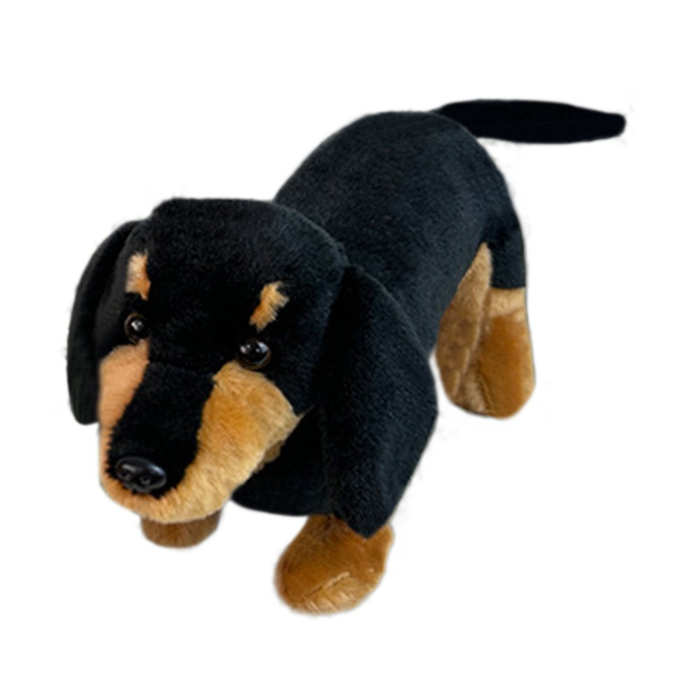 Weiner Dog Stuffed Animal 9.84in Cartoon Sausage Dog Toy Huggable