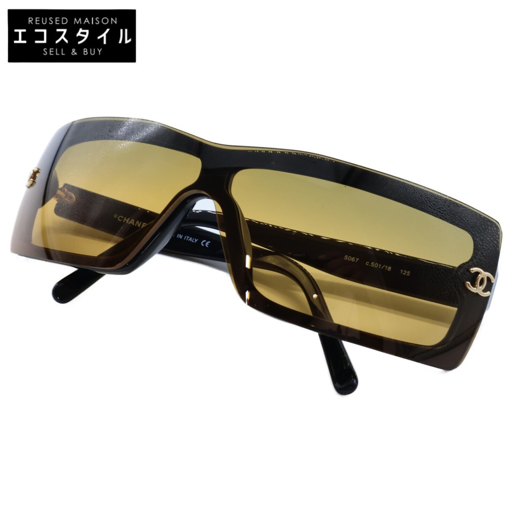 Chanel 5067 Square Black Brown Sunglasses for Women 125 C501 18