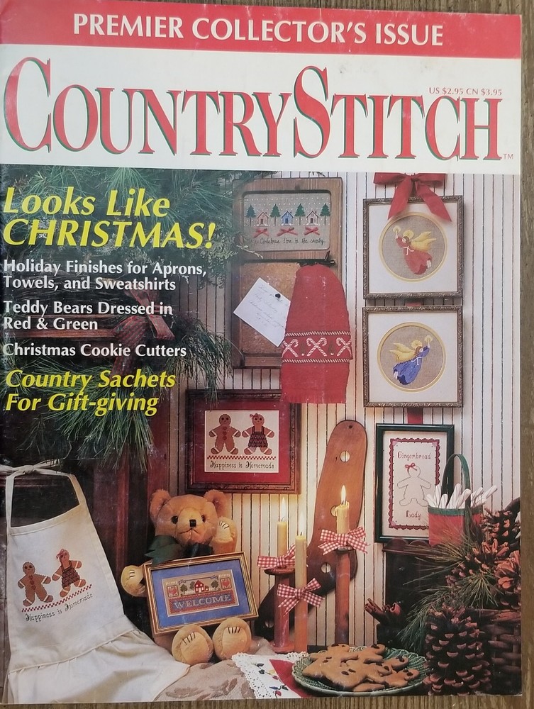 COUNTRY STITCH Magazine premier collector's issue