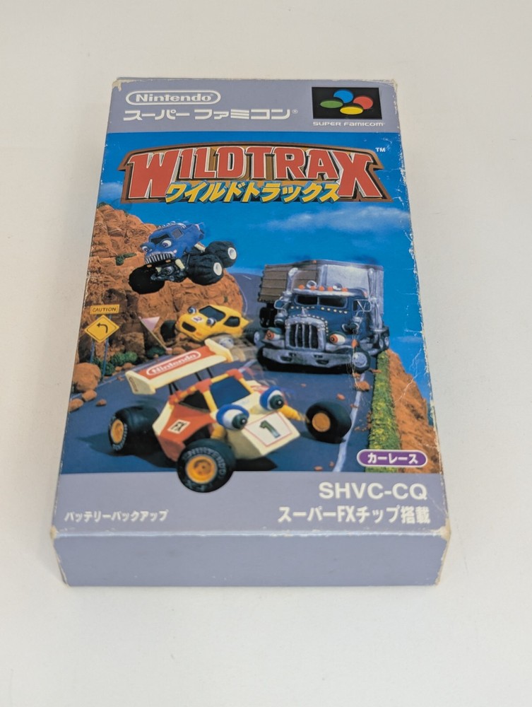 Wild Trax SFC Nintendo Super Famicom New Battery *US Seller*