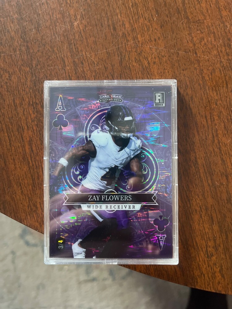 Zay Flowers 2023 Wild Card 5 Card Draw 3/4
