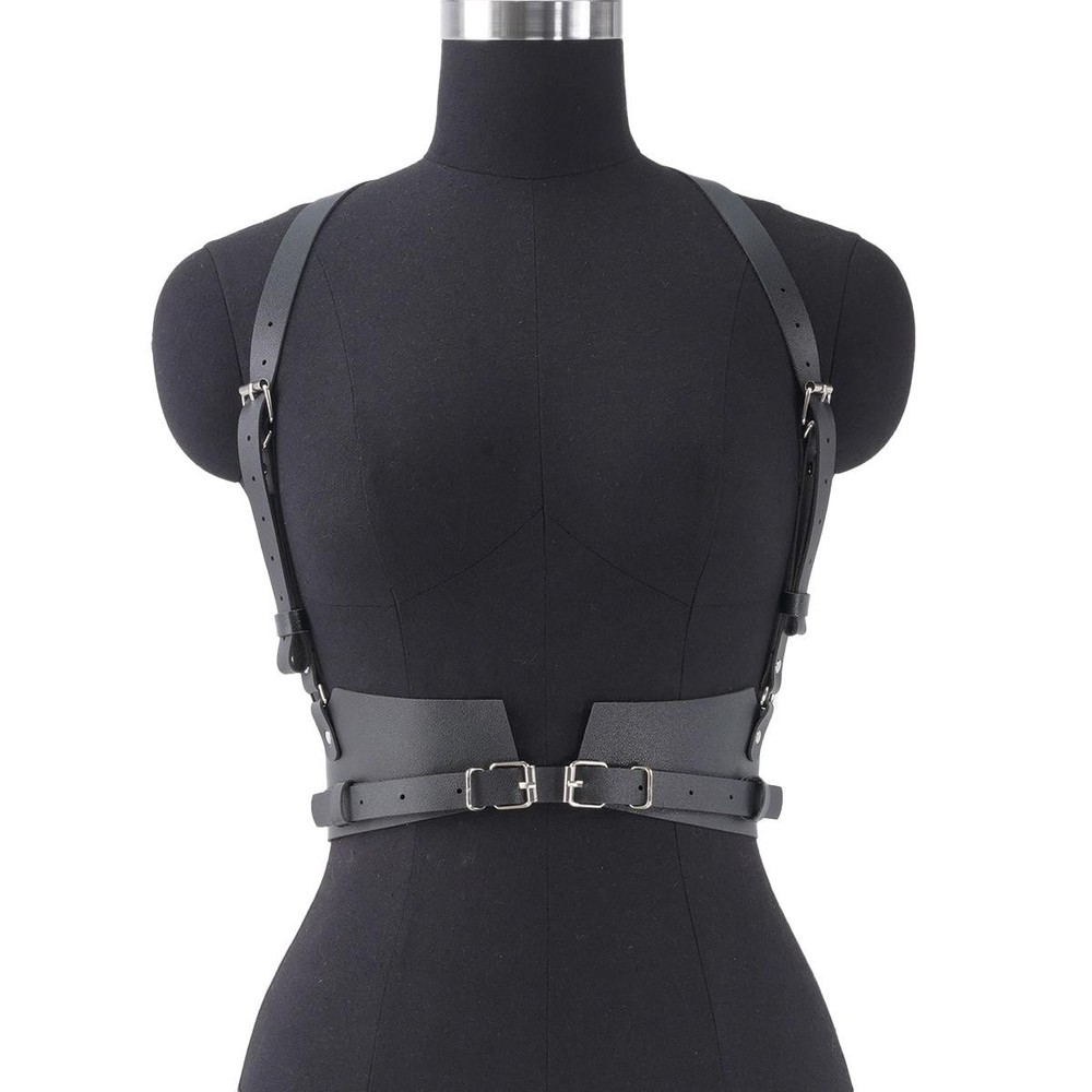 Women Punk Gothic Waist Belt Adjustable Harness Street Style Corset Suspender