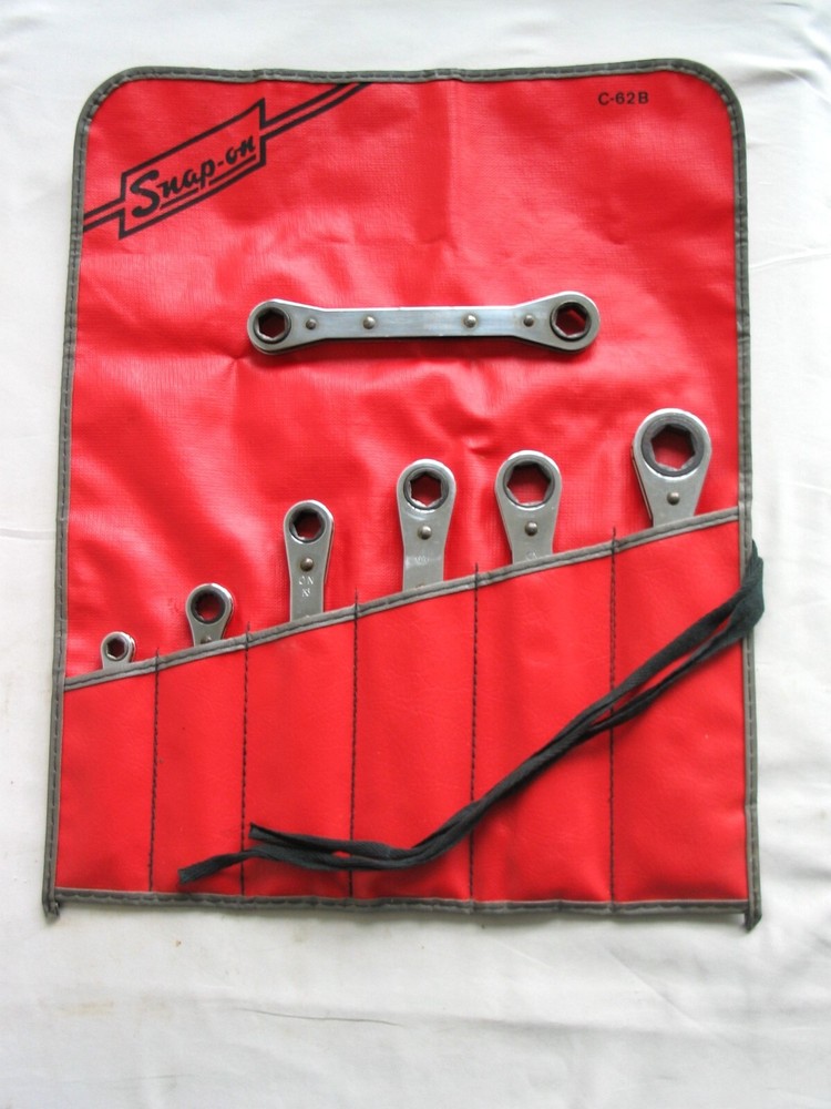 Snap-On Metric Ratcheting Box Wrench Set C-62B Plus Extra SAE Armstrong