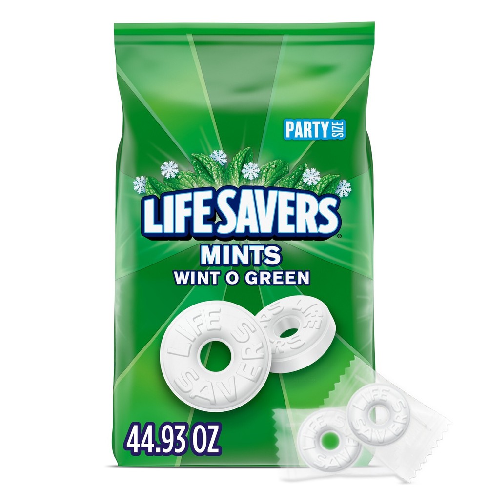 Life Savers Wint-O-Green Breath Mint Hard Candy, Party Size - 44.93 oz
