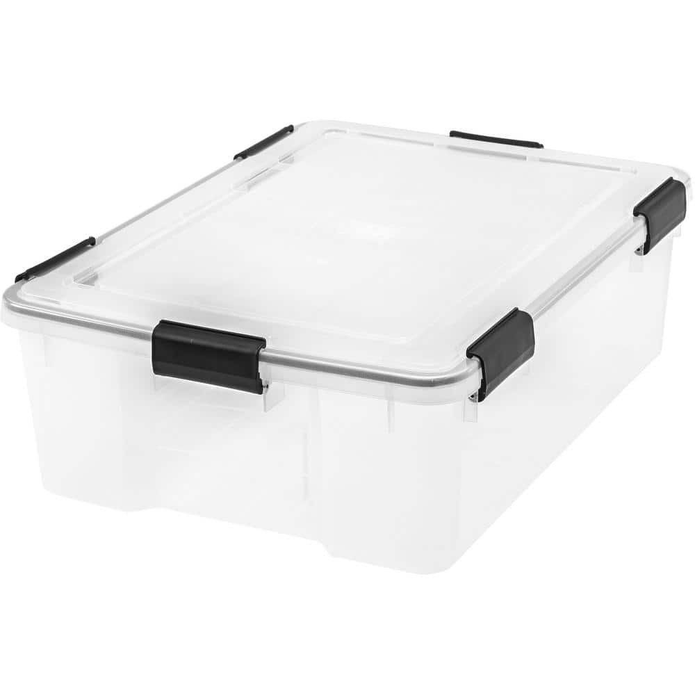 41 Quart WeatherPro Heavy-Duty Storage Tote with Lid
