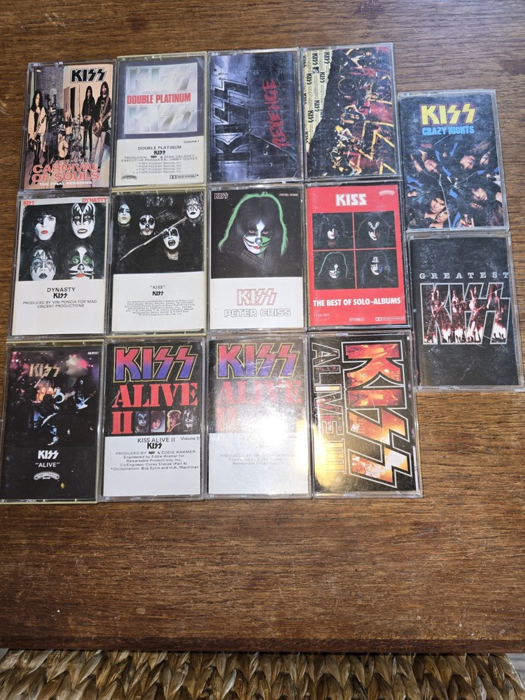 Kiss Cassette Lot