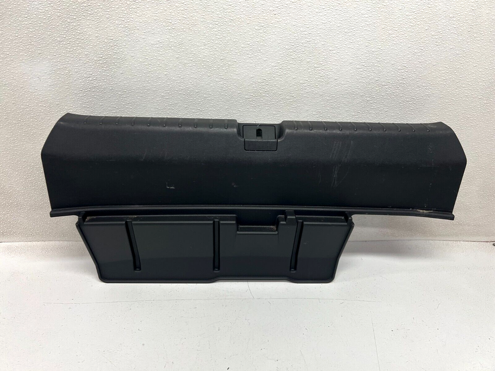 18-21 HONDA CLARITY REAR TRUNK LATCH LOCK SILL SCUFF TRIM PLATE, OEM LOT3492