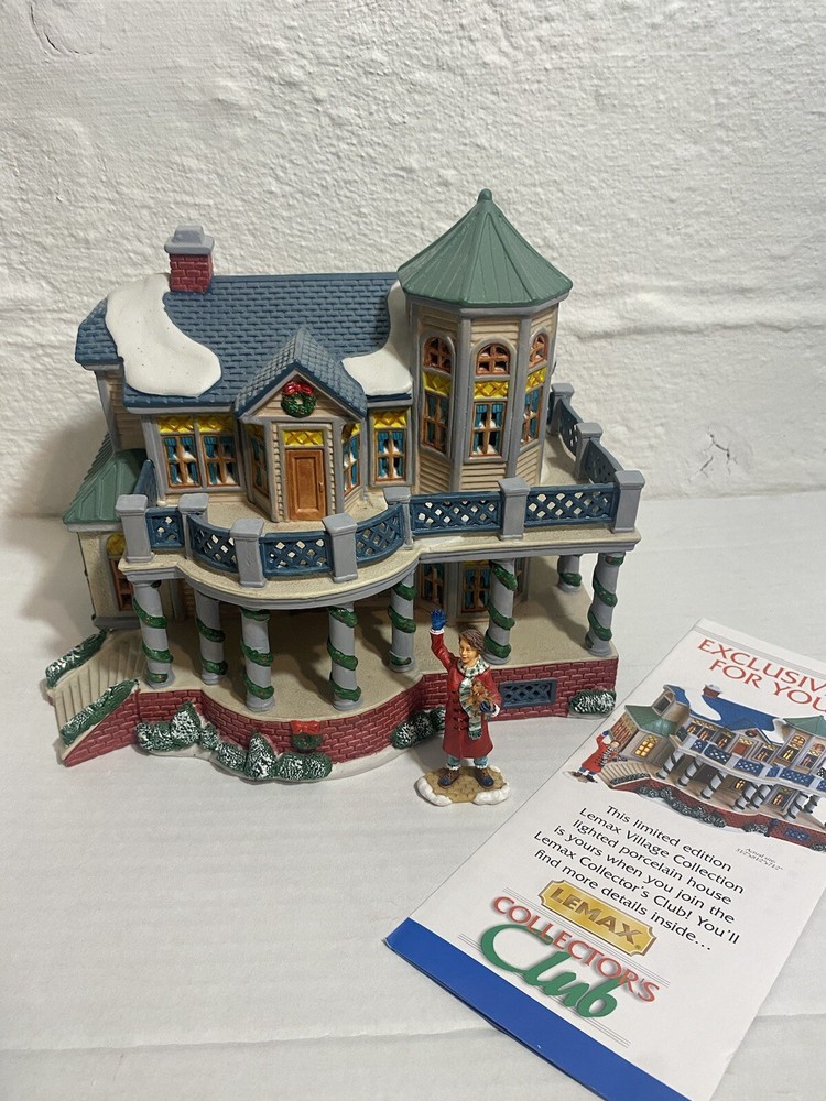 LEMAX 1999 Laura Richards Christmas House Collector Club Village