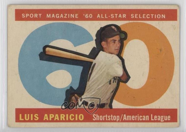 1960 Topps #559 Luis Aparicio HOF Vintage Baseball Card