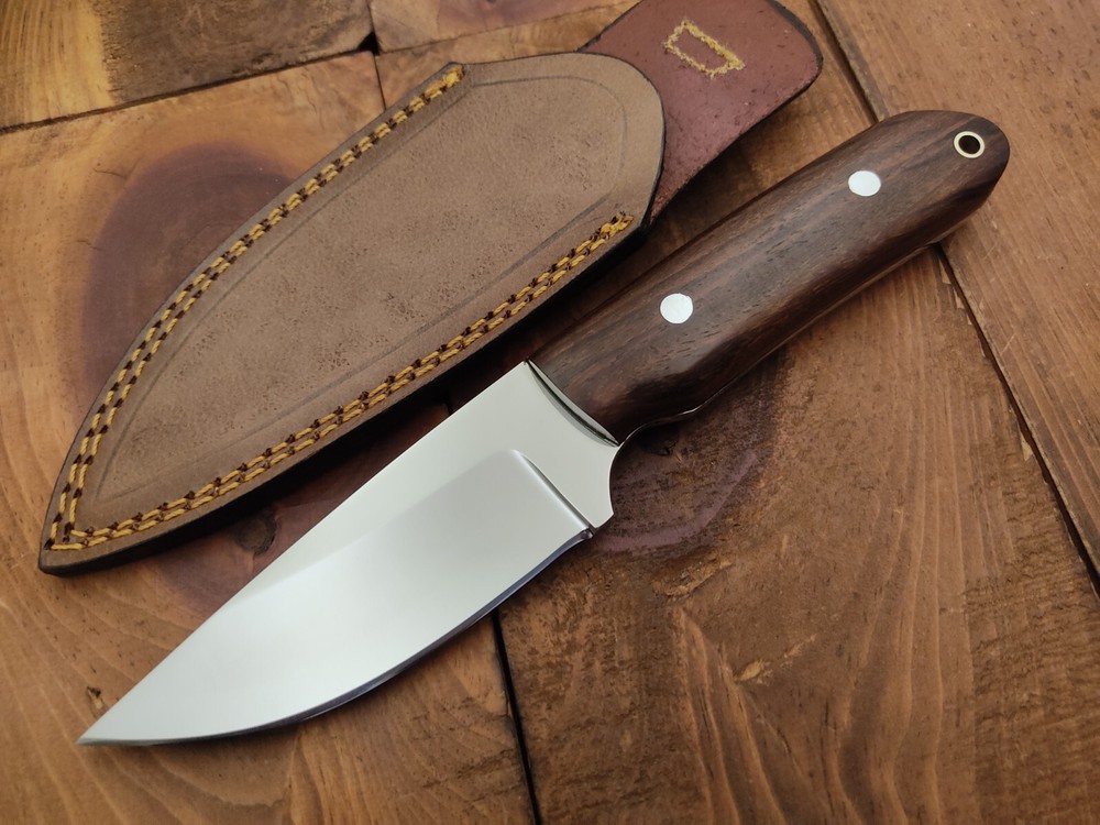 Custom Handmade 12c27 Steel Survival Camping Skinner Fixed Blade Hunting Knife