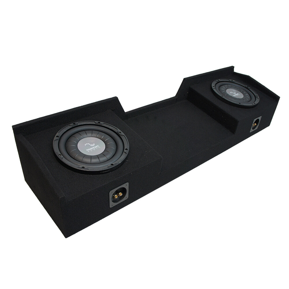 04-15 Nissan Titan King Crew Truck Harmony F124 Dual 12-Inch Subwoofer Box Enclosure