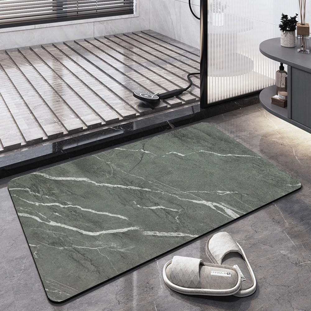 Non-Slip Quick-Dry Washable Bathroom Rug Mat for Floor and Shower