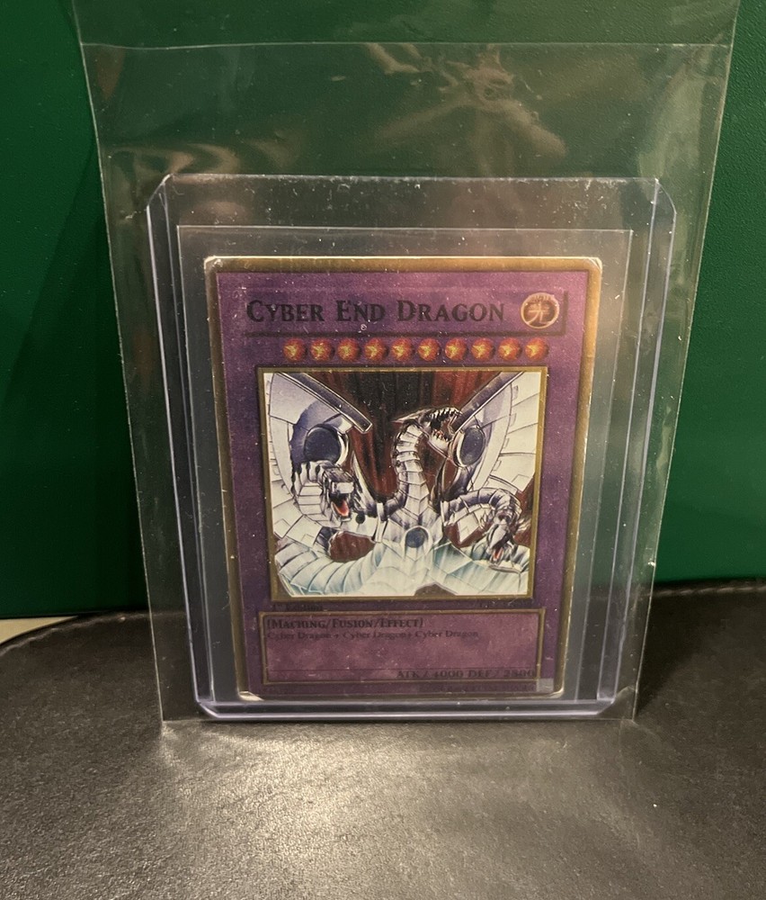 Cyber End Dragon CRV-EN036 1st Edition Ultra Rare YuGiOh Card LP to MP Condition-image