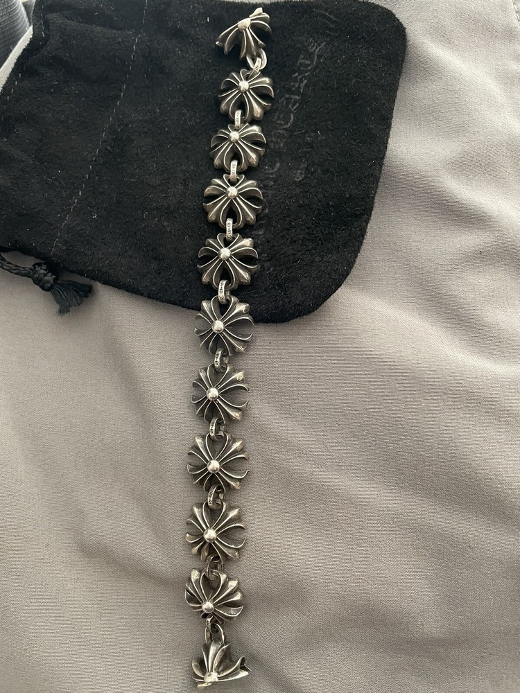 Chrome Hearts Silver Bracelet .925 PLUS LINK LARGE