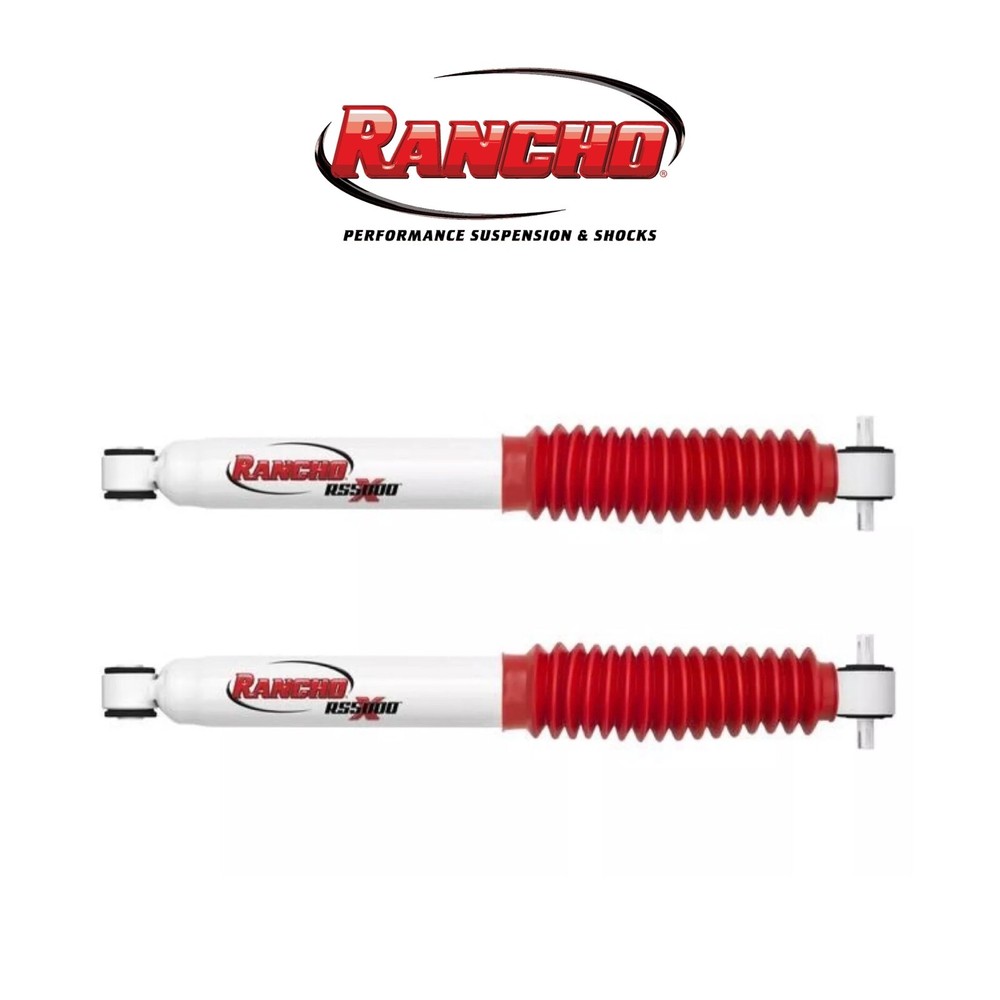 Rancho Set of 2 Rear RS5000X Gas Shocks for 97-06 Jeep Wrangler TJ w/ 0