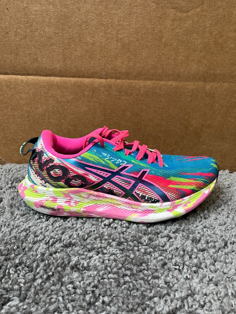 Asics Gel Noosa Tri 13 Running Shoes Womens 7 Blue Pink Athletic Sneaker