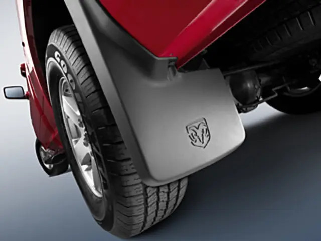 Splash Guards Molded -- Front For Vehicles With Production Fender Flares