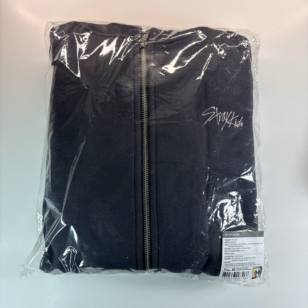 [Stray Kids] DO IT POP UP STORE Official ZIP-UP HOODIE (No Photocard) - New