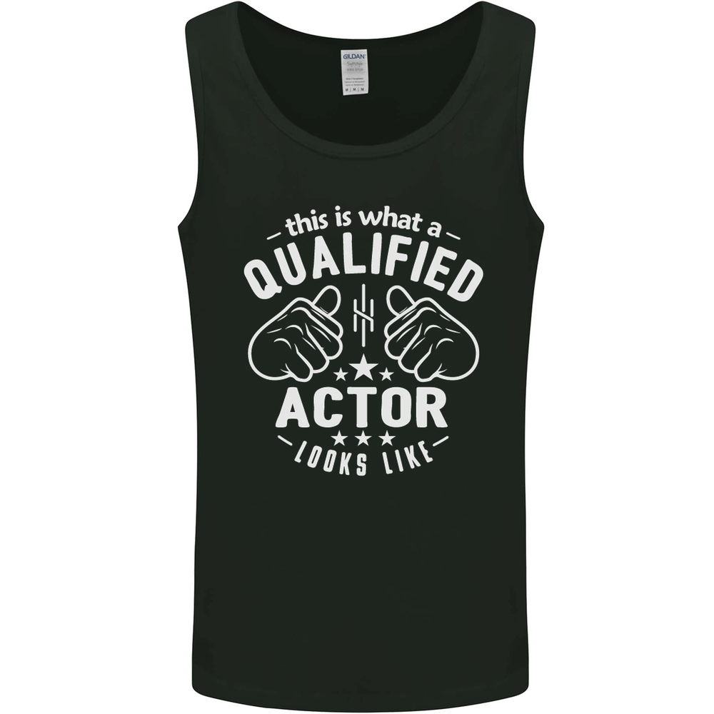 This Is What a Qualified Actor Looks Like Mens Vest Tank Top